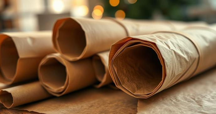 Suporte de Papel Kraft: Praticidade e Sustentabilidade para Presentes Suporte de Papel Kraft: Praticidade e Sustentabilidade para Presentes
