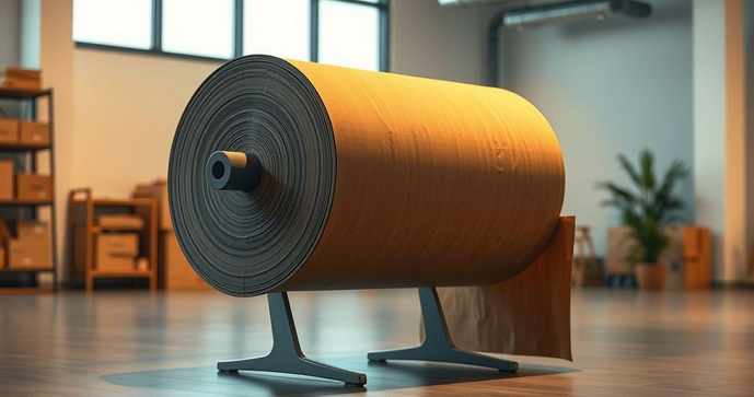 Suporte para Bobina de Papel Kraft: A Solução Prática que Você Precisa!