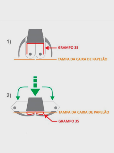 Grampeador Pneumático P/ Grampo Box 35/15 35/18 Supplypack