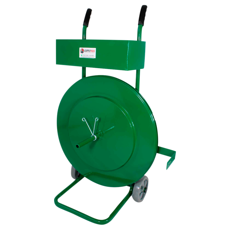 Carrinho Desbobinador de Fita Pet Reforçado 400mm Caixa Grande Supplypack