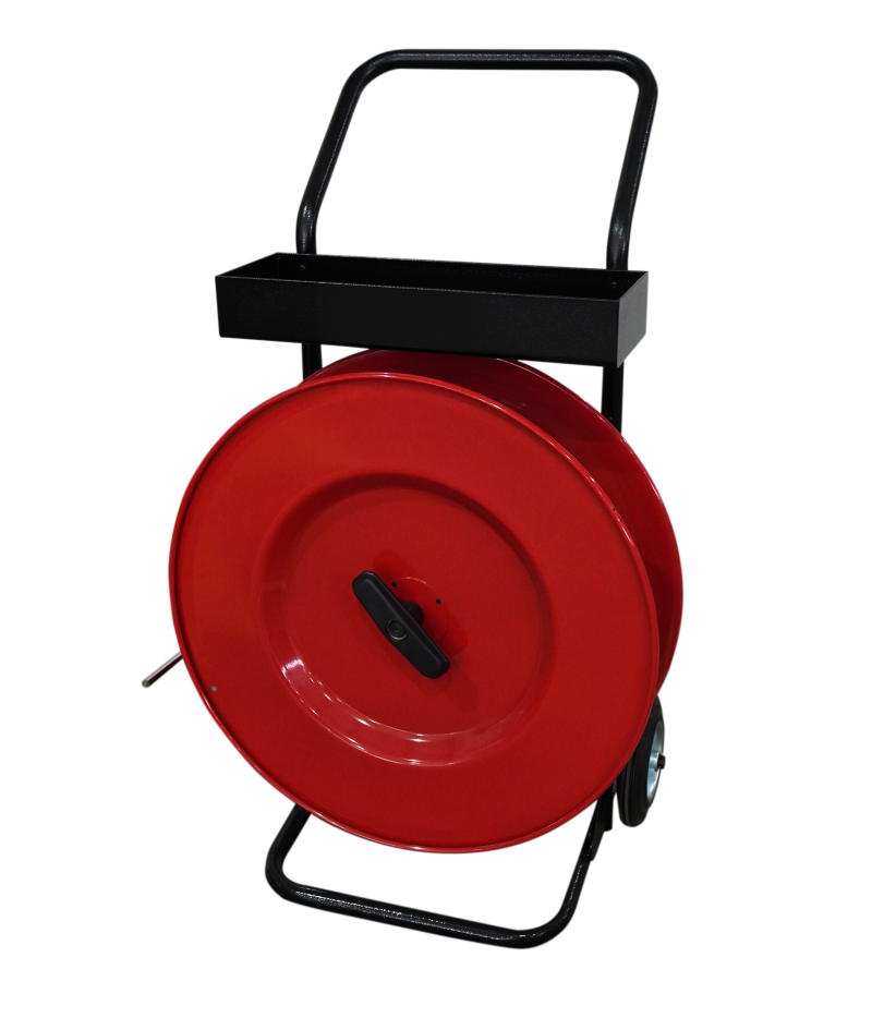 Carrinho Desbobinador de Fita Pet Reforçado 400mm com caixa Supplypack