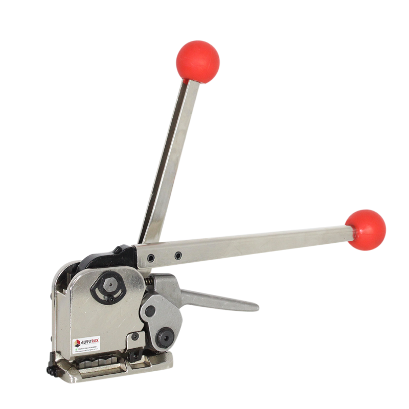 Esticador de Fita de Aço Manual - Estica, Crava e Corta - SPD-35 - Supplypack