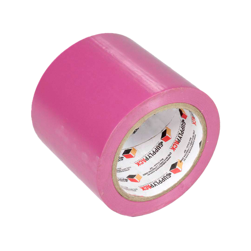  Fita Adesiva de Demarcação de Solo 100mm X 30m - Roxa Supplypack