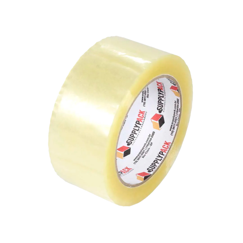 Fita Adesiva Transparente Hot Melt 45mm X 100m Supplypack