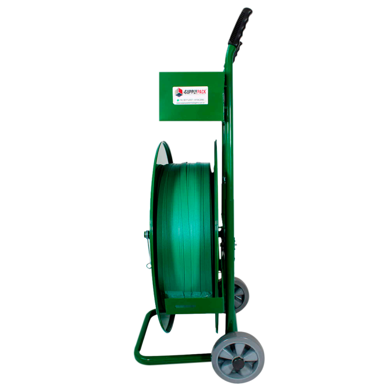 Carrinho Desbobinador de Fita Pet Reforçado 400mm Caixa Grande Supplypack