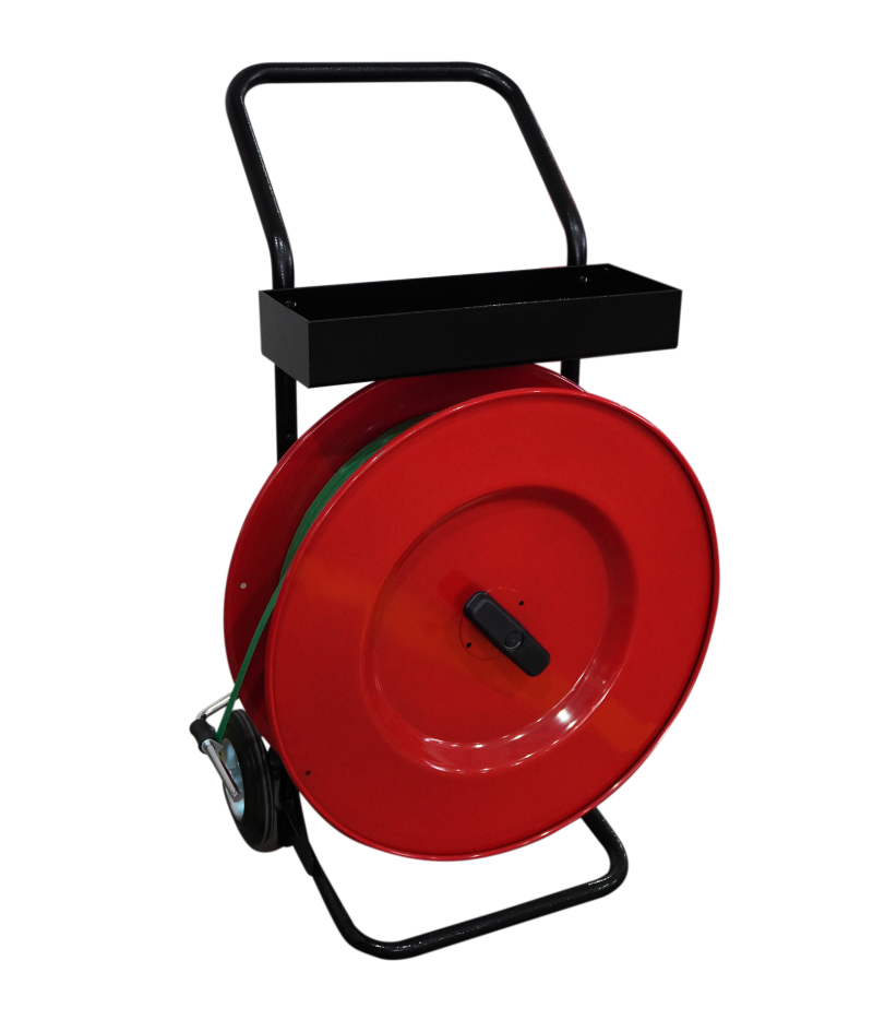 Carrinho Desbobinador de Fita Pet Reforçado 400mm com caixa Supplypack