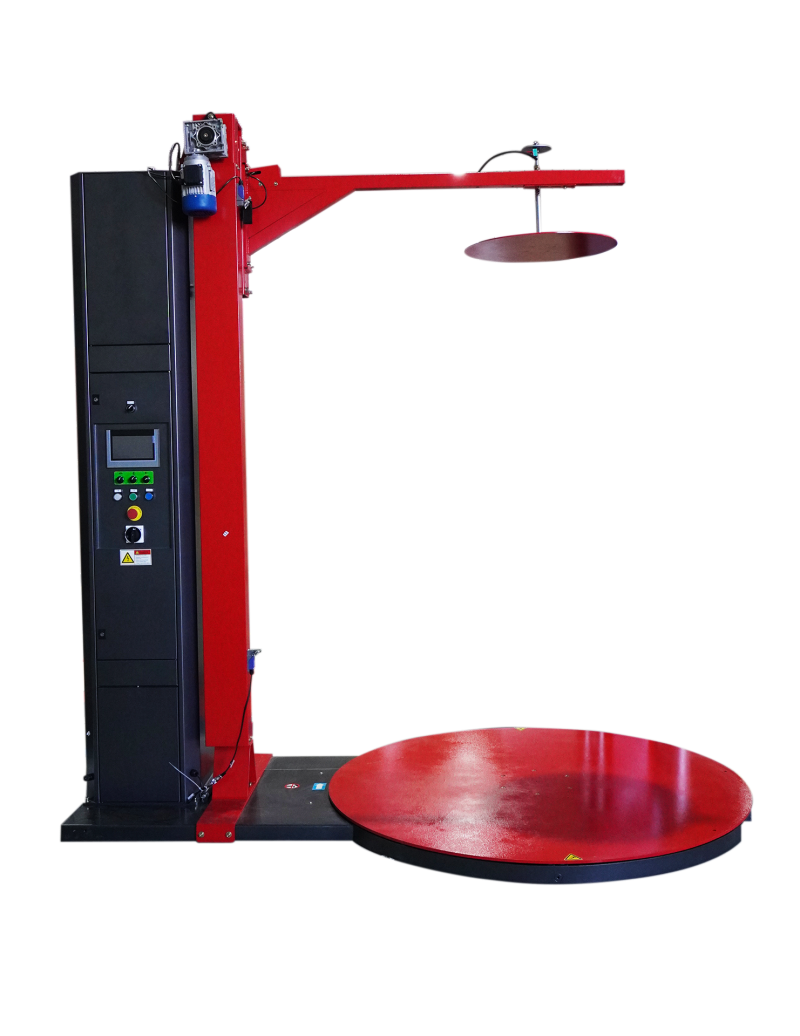 Envolvedora Strechadeira Paletizadora semi-Automática de Filmes Stretch c/ Pressor de Topo SPE-2400EC Supplypack