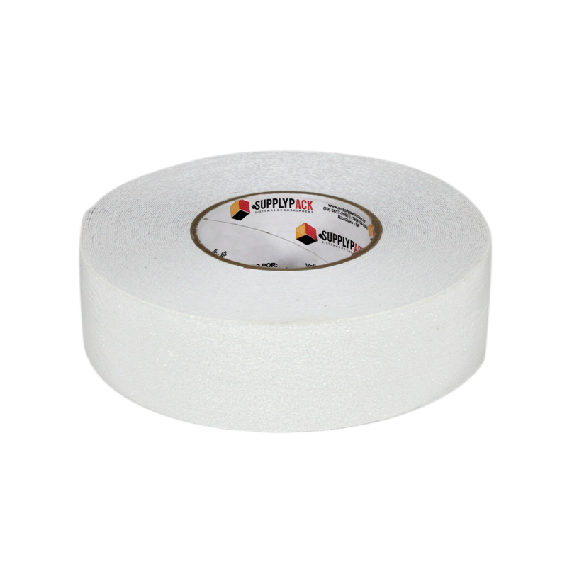 Fita Adesiva Antiderrapante 50mm X 20m Branca Supplypack