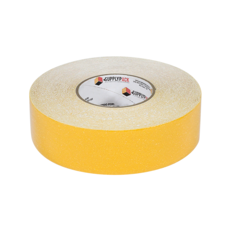 Fita Adesiva Antiderrapante 50mm X 30m Amarela Supplypack