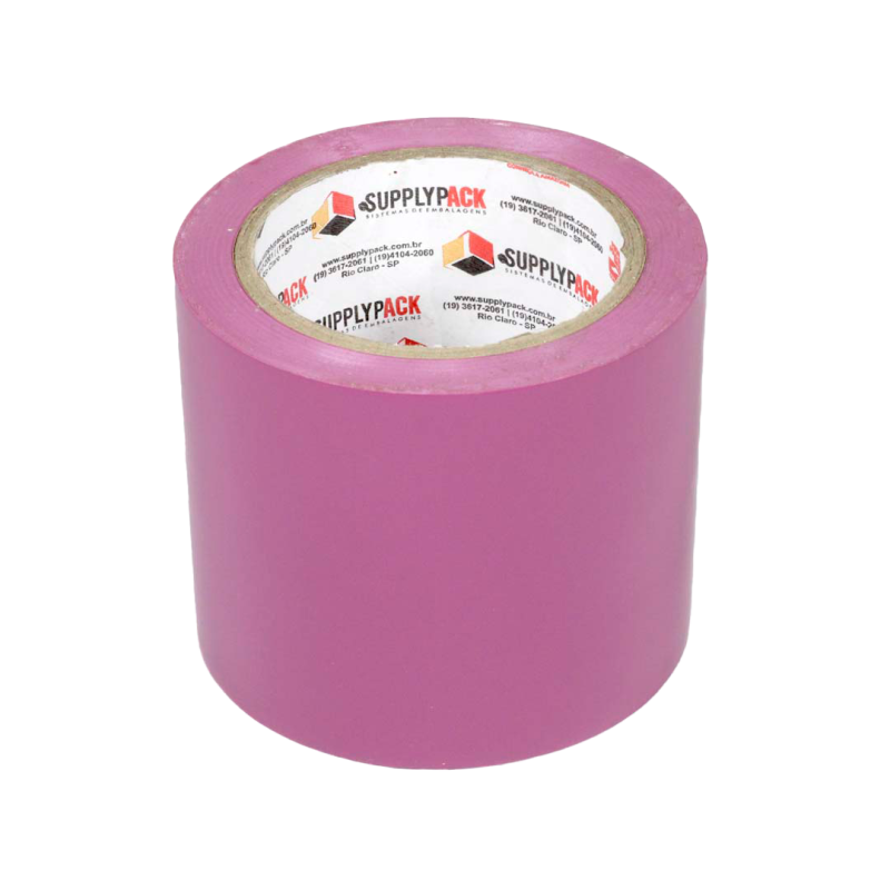  Fita Adesiva de Demarcação de Solo 100mm X 30m - Roxa Supplypack