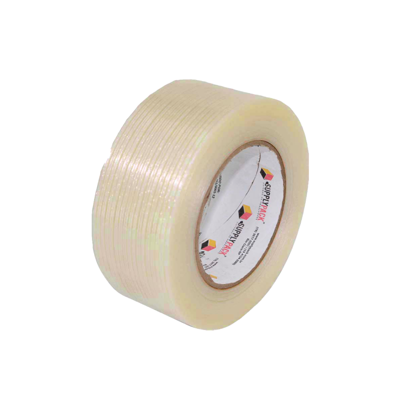 Fita Adesiva Filamentosa de Poliéster 2500 50mm X 50m Supplypack