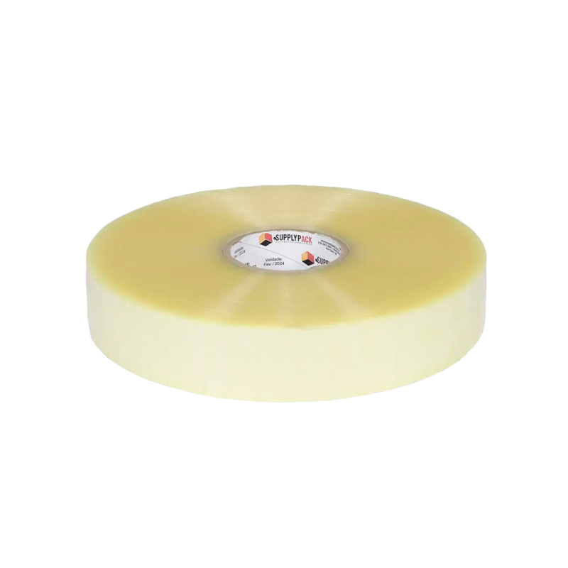 Fita Adesiva Transparente Hot Melt 48mm X 1200m 40 Micras Supplypack