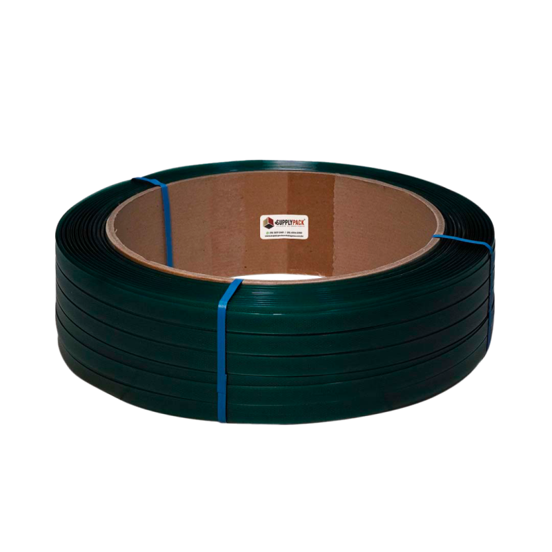 Fita Pet Verde de Arquear 25mm X 1,2mm x 380m Supplypack