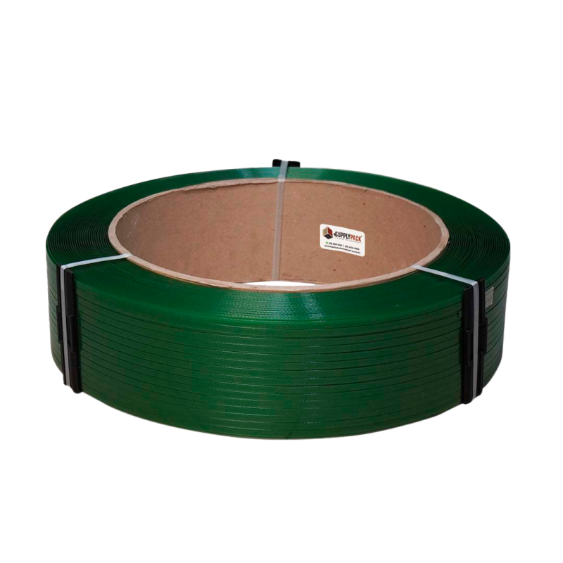 Fita Pet Virgem Premium 12mm x 0,8mm x 1350m p/ Arqueamento Supplypack