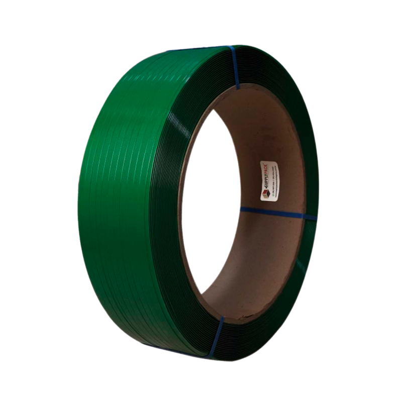 Fita Pet Virgem Premium 12mm x 0,8mm x 2000m p/ Arqueamento Supplypack - Fita